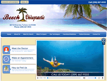 Tablet Screenshot of beechchiropractic.com